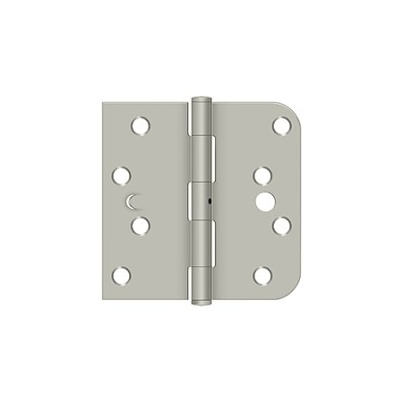 Deltana 4 x 4 x 5/8 x SQ Hinge in Brushed Nickel PR S44058TTNRPU15